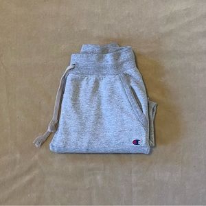 vintage gray champion sweatpants